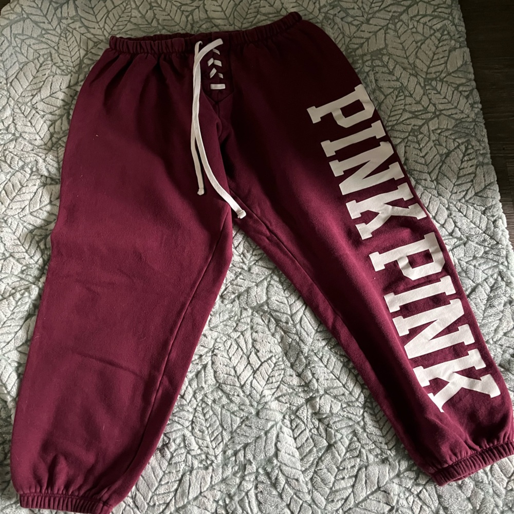 Pink sweatpants